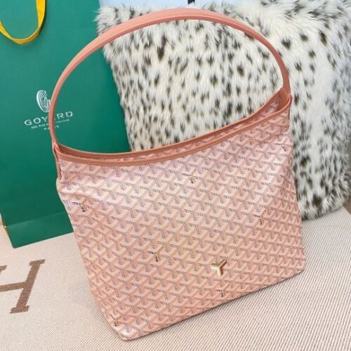 Goyard Saigon Mini Goyardine Canvas Wooden Handle Heritage Bag - Image 2