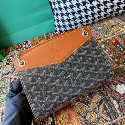 Goyardine Canvas Bonbonniere Baguette Bag - Image 3