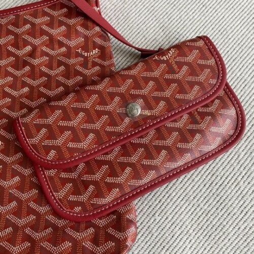 Goyard Monte Carlo Riviera Goyardine Canvas Crossbody Clutch - Image 3
