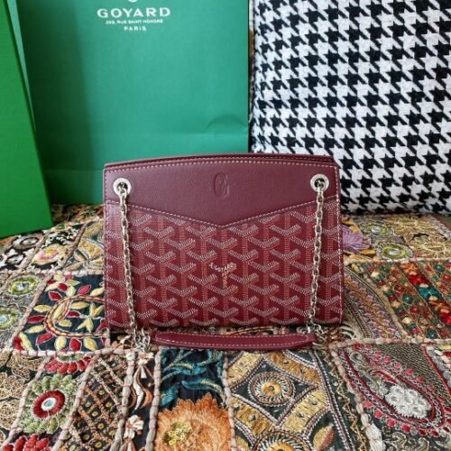 Goyardine Canvas Vintage Baguette Shoulder Bag - Image 1