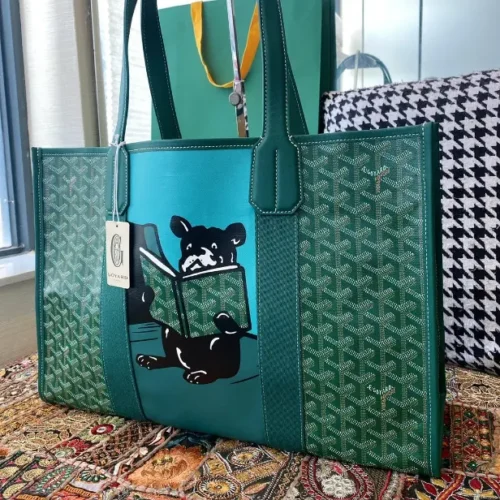 Goyard Belvedere PM Signature Chevron Messenger Bag - Image 2