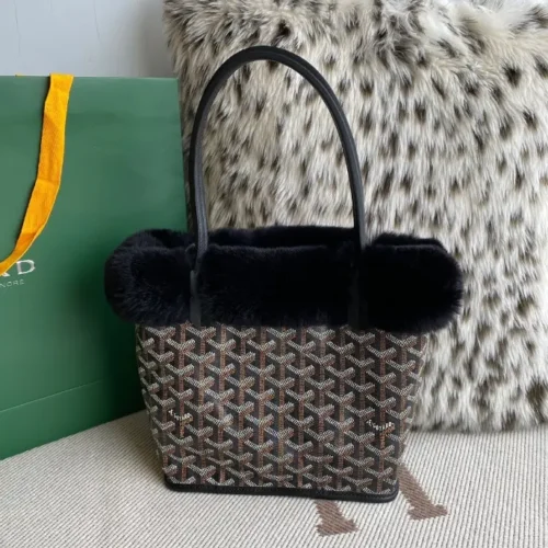 Goyard Belvedere PM Luxury Chevron Canvas Crossbody - Image 2