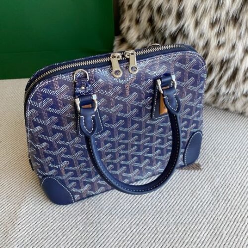 Goyard Anjou Mini Goyardine Canvas Reversible Signature Tote Bag - Image 5