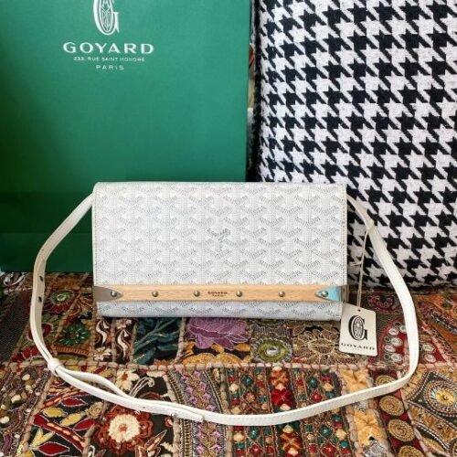 Goyard Monte Carlo Goyardine Canvas Crossbody Clutch Bag - Image 1
