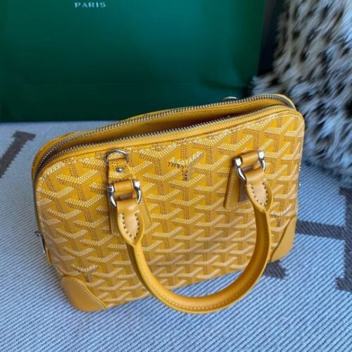 Goyard Anjou Mini Goyardine Canvas Reversible Luxury Tote Bag - Image 4