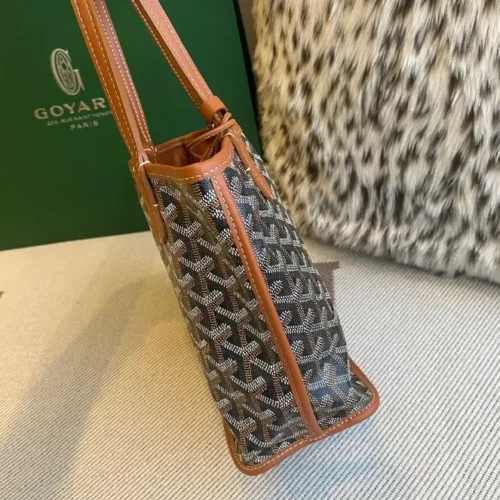 Goyard Belvedere PM Heritage Chevron Canvas Crossbody - Image 3