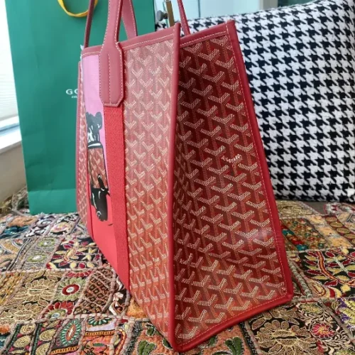 Goyard Belvedere PM Chevron Canvas Shoulder Bag - Image 5