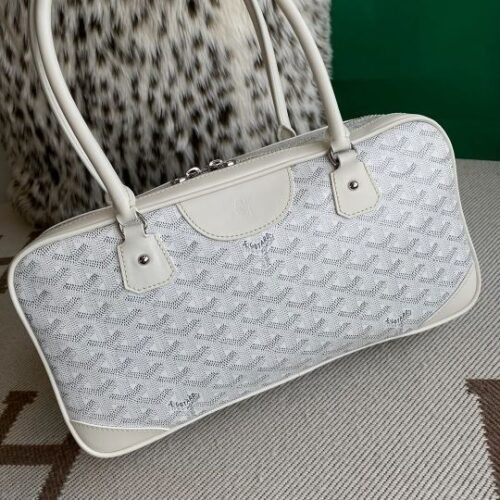 Goyard Vendôme Mini Goyardine Canvas Heritage Dome Top Handle Bag - Image 4
