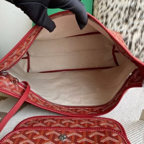 Goyard Monte Carlo Trunk Heritage Goyardine Canvas Crossbody Clutch - Image 3