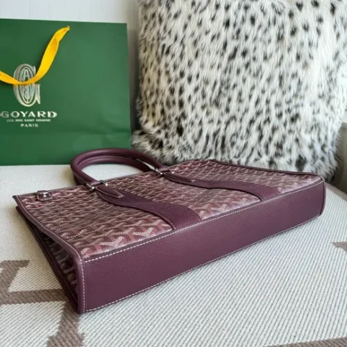 Goyard Monte Carlo Riviera Heritage Goyardine Canvas Clutch - Image 4