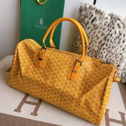 Goyard Monte Carlo Heritage Trunk Detail Goyardine Canvas Clutch - Image 3