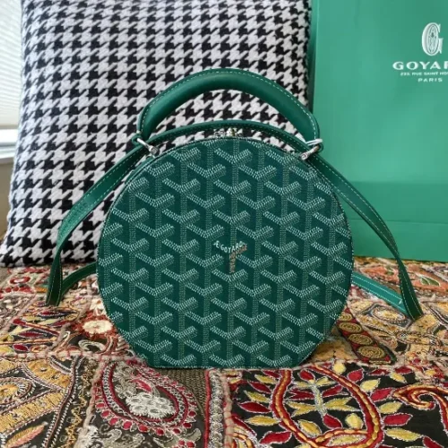 Goyard Saint-Cap Vert Chevron Classic Zip - Image 2