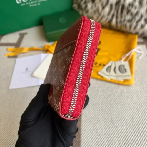 Goyard Saint-Cap Vert Chevron Heritage Zip - Image 5