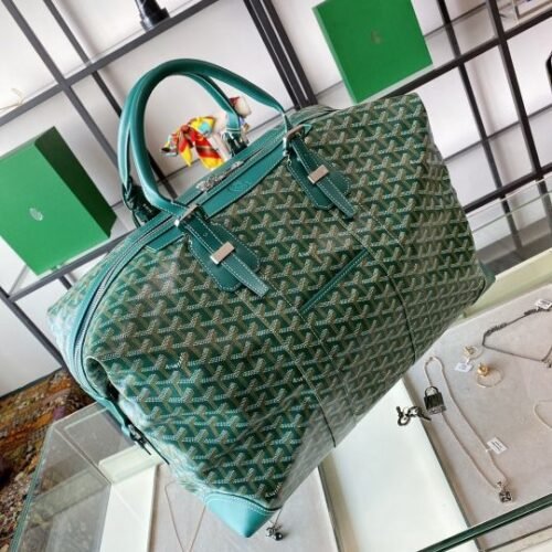 Goyard Monte Carlo Classic Trunk Detail Goyardine Canvas Clutch - Image 2