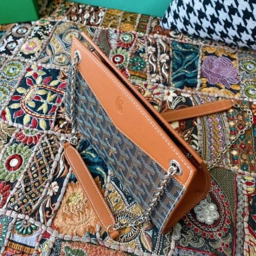 Goyardine Canvas Bonbonniere Baguette Bag - Image 2