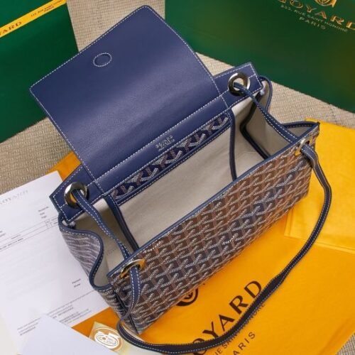 Goyard Monte Carlo Heritage Goyardine Canvas Clutch Bag - Image 5