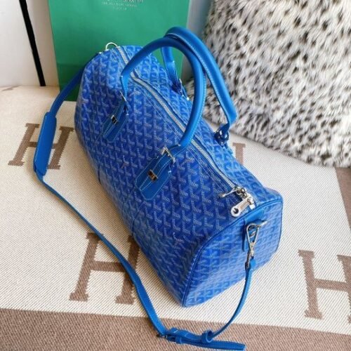Goyard Monte Carlo Riviera Trunk Inspired Goyardine Canvas Clutch - Image 5