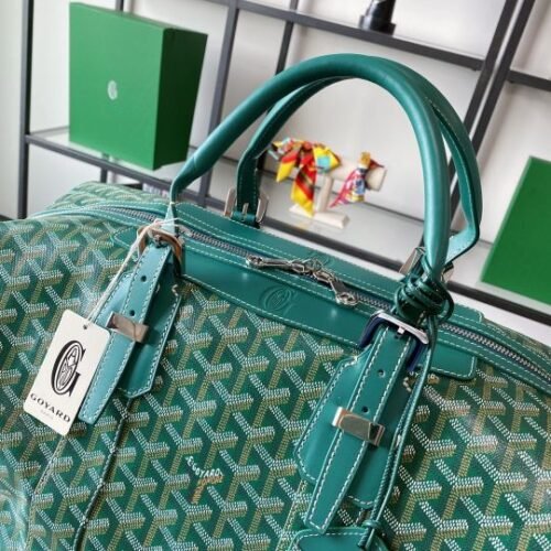 Goyard Monte Carlo Heritage Goyardine Canvas Strap Clutch - Image 5