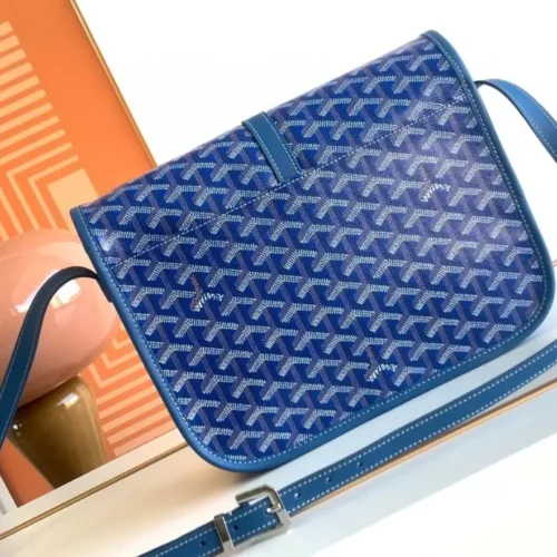 Goyard Belvedere PM Chevron Canvas Crossbody - Image 2