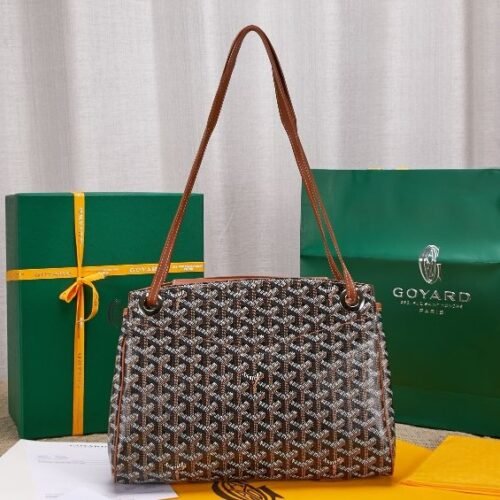 Goyard Monte Carlo Riviera Goyardine Canvas Clutch Bag - Image 5