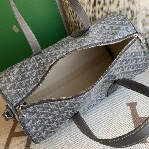 Goyard Monte Carlo Heritage Trunk Detail Goyardine Canvas Clutch - Image 3