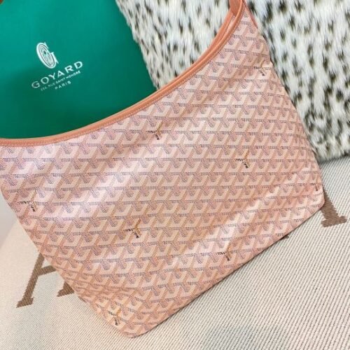 Goyard Saigon Mini Goyardine Canvas Wooden Handle Heritage Bag - Image 4