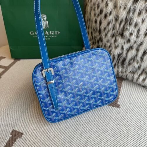 Goyardine Canvas Vintage Baguette Shoulder Bag - Image 2