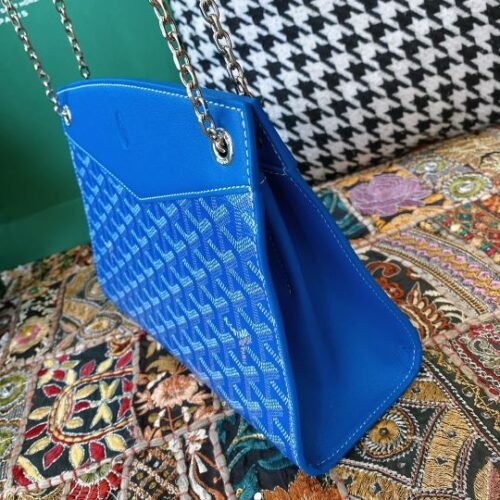 Goyardine Canvas Bonbonniere Baguette Bag - Image 4