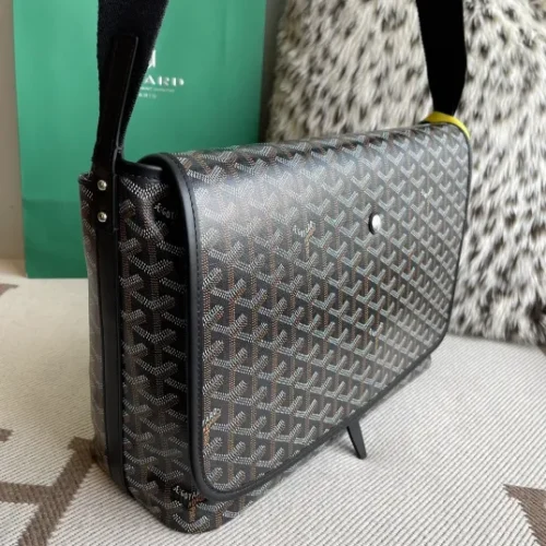 Goyard Hardy Chevron Canvas Travel Tote Bag - Image 2