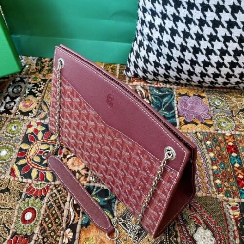 Goyard Rouette Elegance Goyardine Chain Shoulder Bag - Image 4