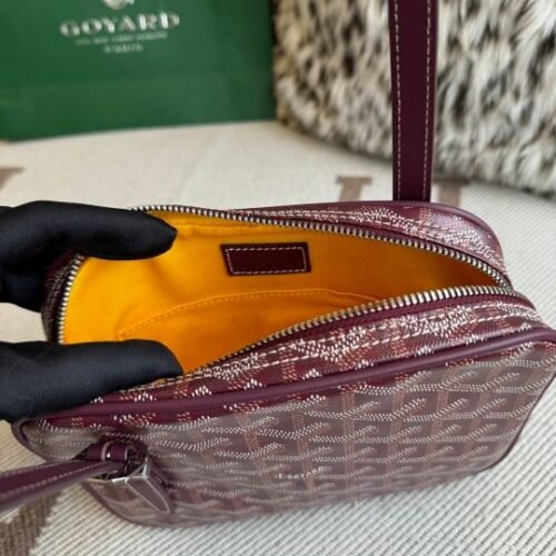 Goyardine Canvas Bonbonniere Baguette Bag - Image 3