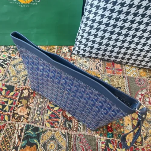 Goyardine Canvas Conti Day to Evening Wristlet Pouch - Image 3