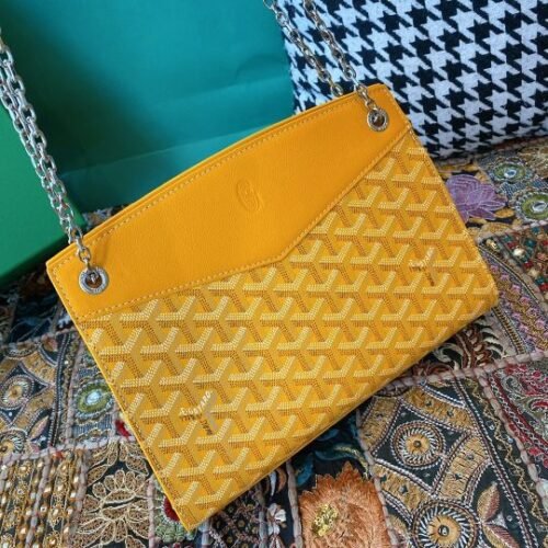Goyard Rouette Classic Goyardine Chain Shoulder Bag - Image 2