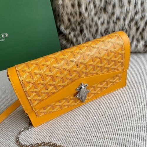 Goyard Duchess Marie Caroline Goyardine Canvas Chain Shoulder Bag - Image 5