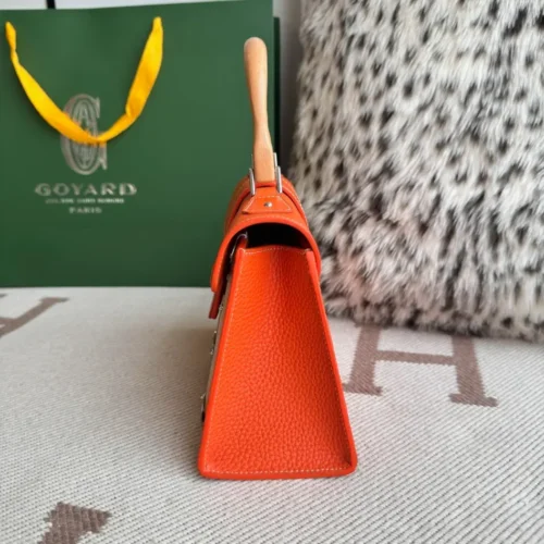 Goyard Saint-Cap Vert Chevron Zip Crossbody - Image 5