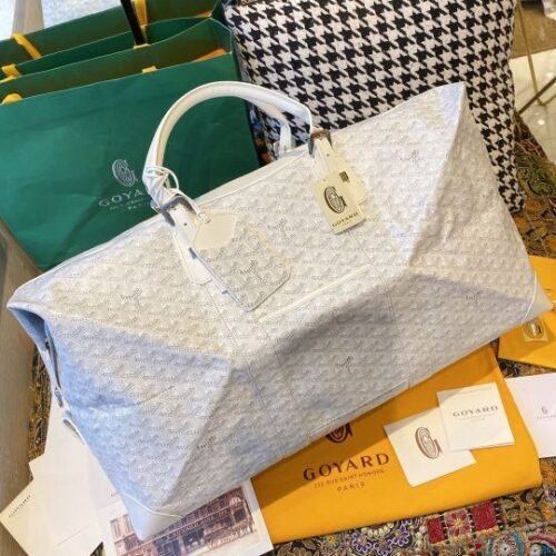 Goyard Monte Carlo Riviera Signature Goyardine Canvas Clutch - Image 5