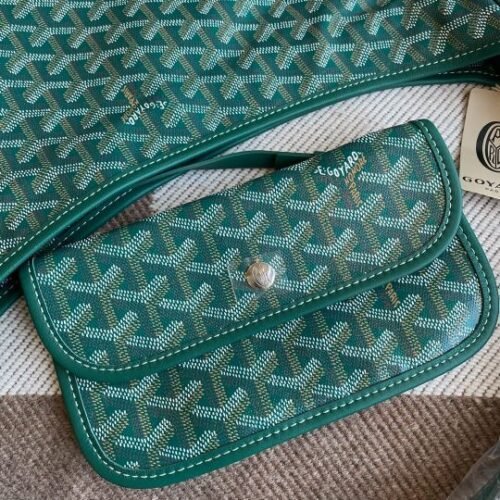 Goyard Monte Carlo Riviera Goyardine Canvas Evening Clutch - Image 4